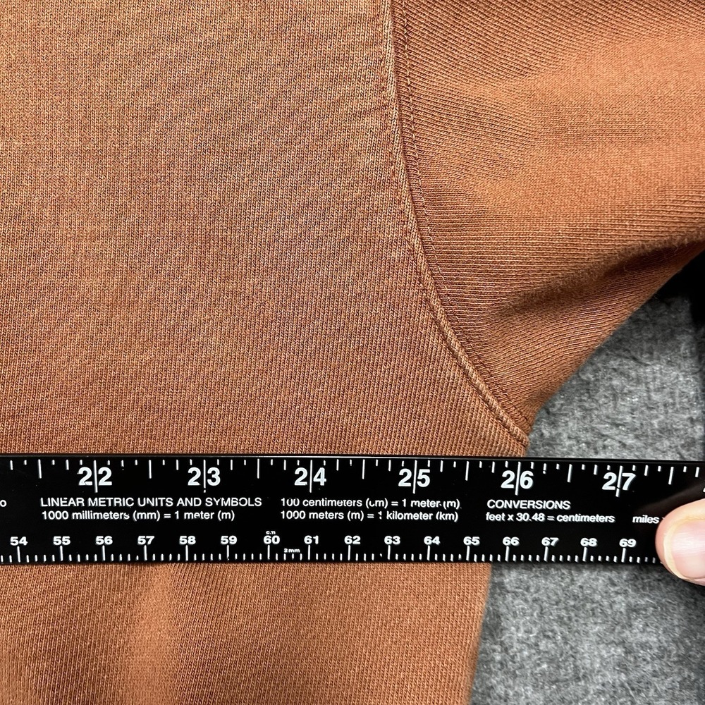 Minted New York Run Club Hoodie Mens 2XL Rust sienna Hooded Relaxed Fit Pullover - Picture 13 of 14